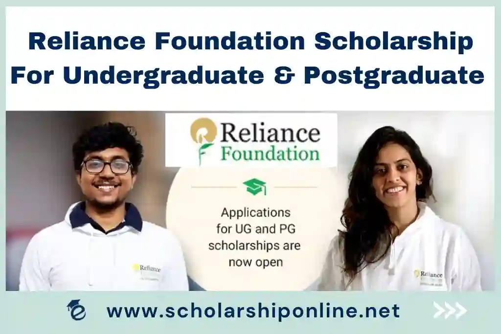 Reliance Foundation Scholarship 2023 for UG and PG Courses