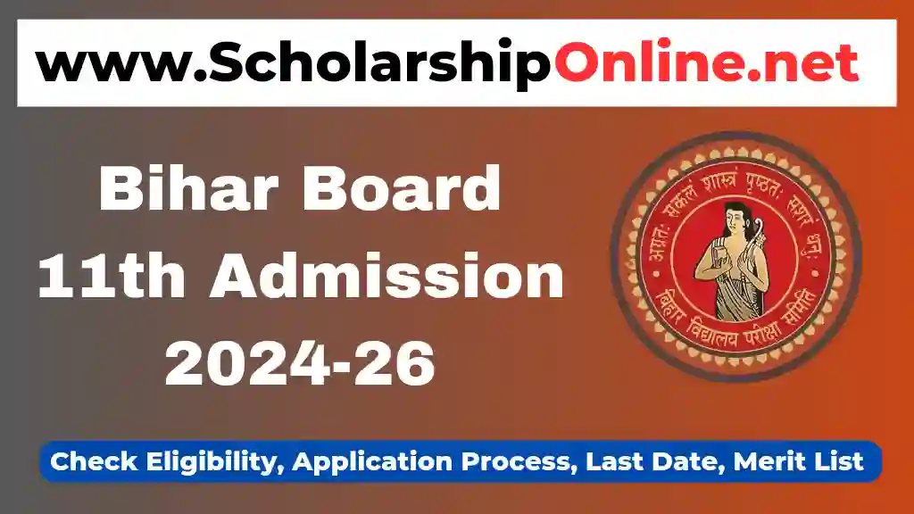 Bihar Board 11th Admission 2024: Apply Online, Last Date