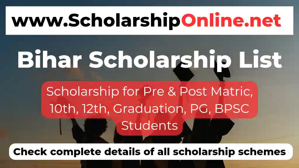 Bihar Scholarship 2024: Apply Online, Check Status, Last Date